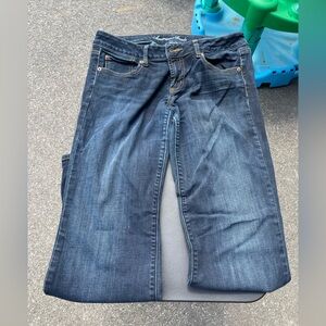 American Eagle Outfitters Dark Blue Flare Jeans